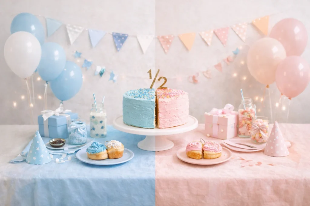 half birthday themes idea 1